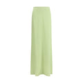 Kristina Ti Bicolor Silk Long Skirt Kristina Ti