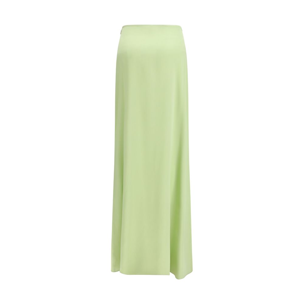 Kristina Ti Bicolor Silk Long Skirt Kristina Ti