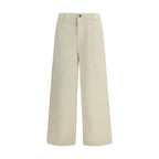 Moncler Beige Cotton Casual Pants - Eljoys Fashion 