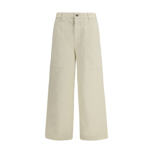 Moncler Beige Cotton Casual Pants Moncler