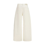 Brunello Cucinelli Beige Cotton Casual Pants
