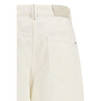 Brunello Cucinelli Beige Cotton Casual Pants