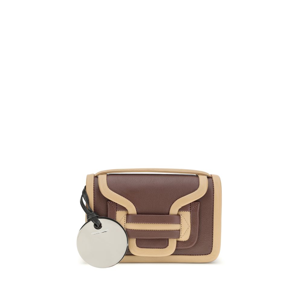 Pierre Hardy Brown Calf Leather Bos Taurus Shoulder Bag Pierre Hardy