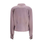 Maison Margiela Purple Silk Shirt Maison Margiela