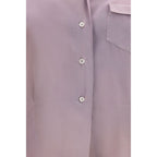 Maison Margiela Purple Silk Shirt Maison Margiela