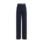 Max Mara Blue Triacetate Top