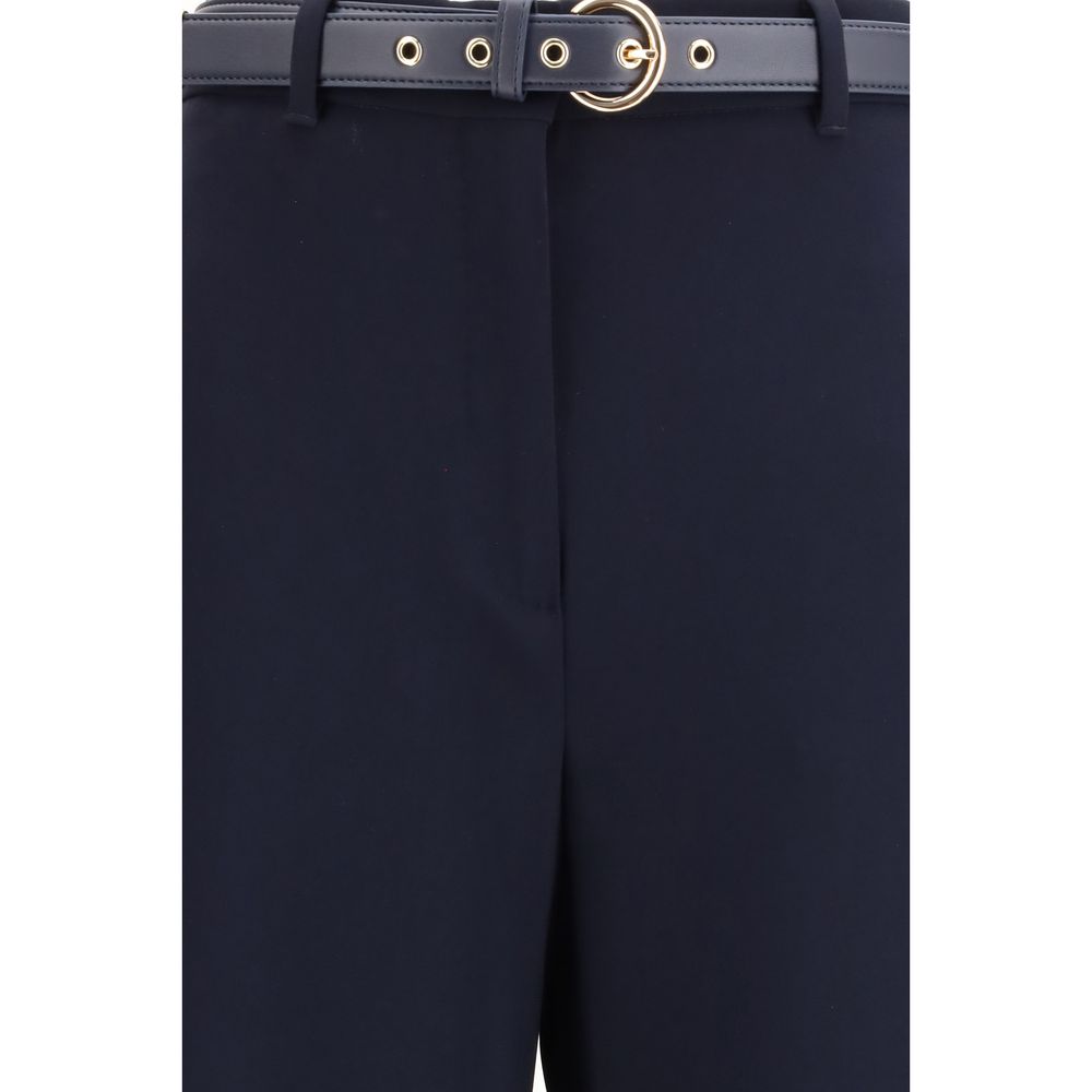 Max Mara Blue Triacetate Top