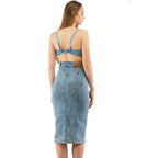 Love Moschino Multicolor Cotton Casual Dress