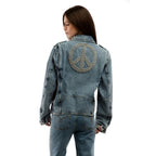 Moschino Multicolor Cotton Denim Jacket