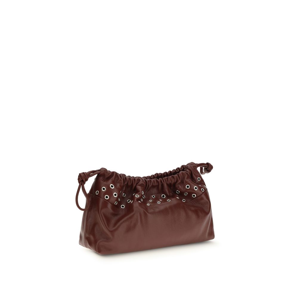 Pierre Hardy Bordeaux Calf Leather Bos Taurus Clutch Bag Pierre Hardy