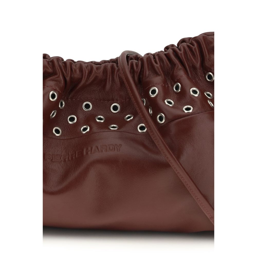 Pierre Hardy Bordeaux Calf Leather Bos Taurus Clutch Bag Pierre Hardy