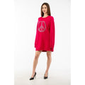 Moschino Fuchsia Wool Casual Dress - Eljoys Fashion 