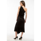 Moschino Black Viscose Cocktail Dress - Eljoys Fashion 