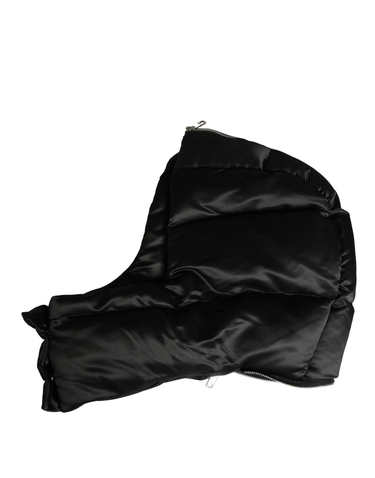 Dolce & Gabbana Black Polyester Whole Head Wrap Capello Hat - Eljoys Fashion 