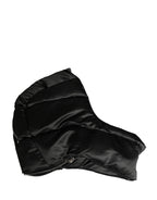 Dolce & Gabbana Black Polyester Whole Head Wrap Capello Hat - Eljoys Fashion 