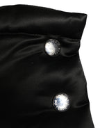 Dolce & Gabbana Black Polyester Whole Head Wrap Capello Hat - Eljoys Fashion 
