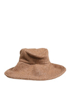 Dolce & Gabbana Brown Llama Wool Women Knitted Capello Hat