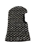 Dolce & Gabbana Black Wool Crystal Embellished Balaclava Hat - Eljoys Fashion 