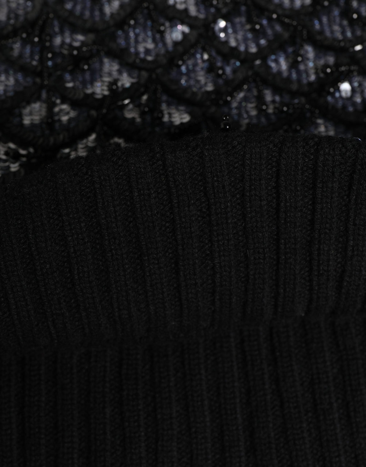 Dolce & Gabbana Black Wool Crystal Embellished Balaclava Hat - Eljoys Fashion 