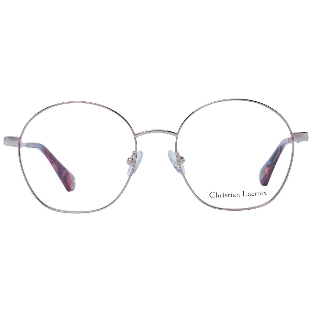 Christian Lacroix Gold Stainless Steel Glasses Frames Christian Lacroix