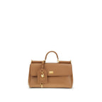 Dolce & Gabbana Beige Calf Leather Bos Taurus Shoulder Bag Dolce & Gabbana