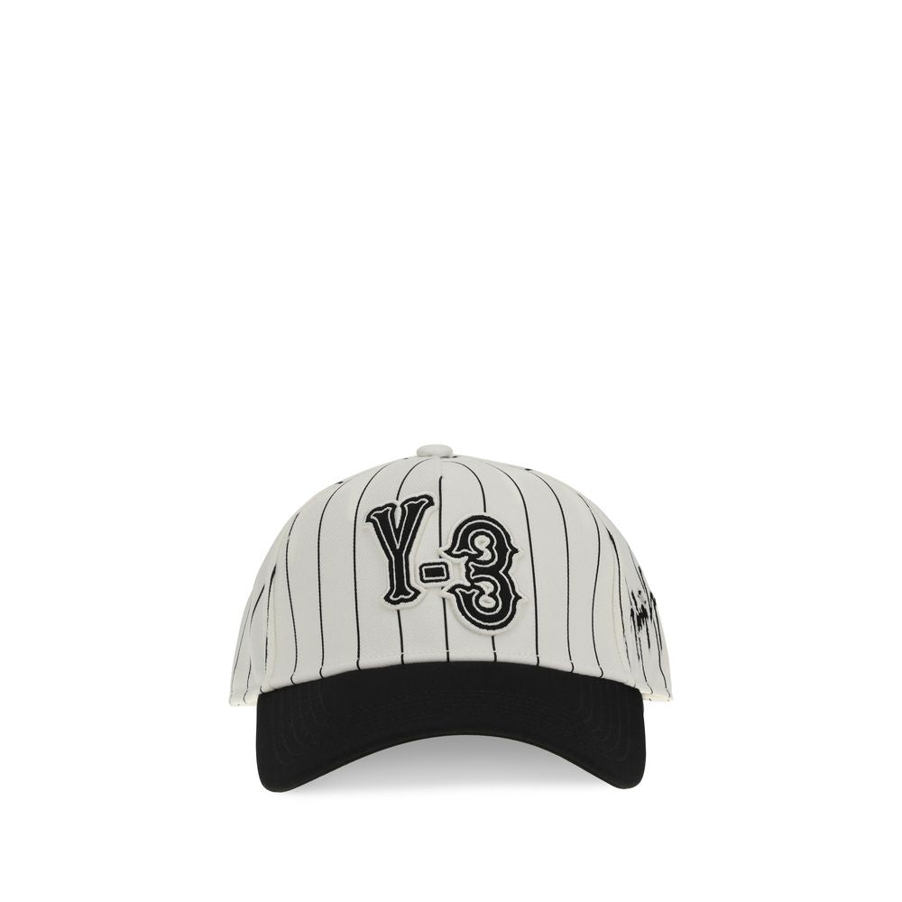 Y-3 White Polyester Cap Baseball Hat