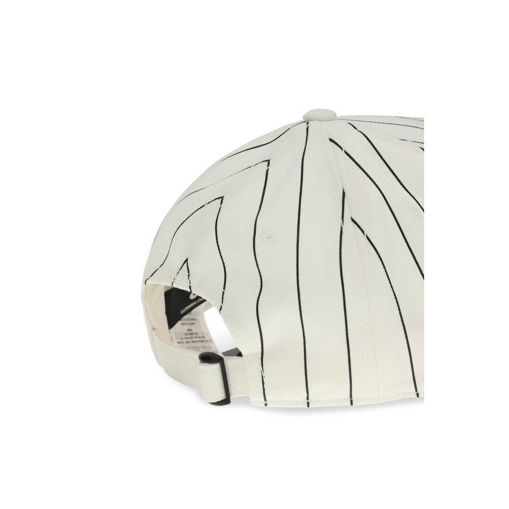 Y-3 White Polyester Cap Baseball Hat
