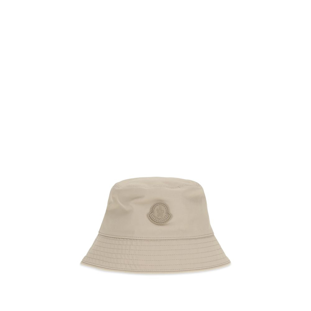 Moncler Beige Cotton Bucket Hat Moncler