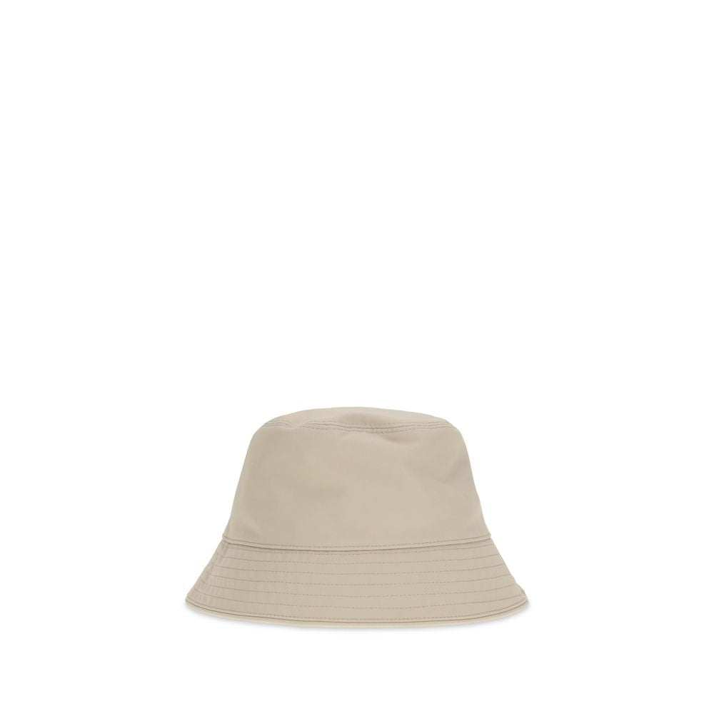 Moncler Beige Cotton Bucket Hat Moncler