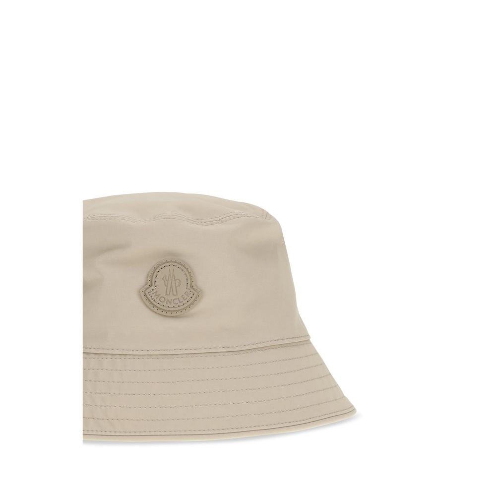 Moncler Beige Cotton Bucket Hat Moncler