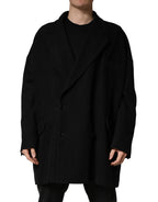 Dolce & Gabbana Black Double Breasted 2 Buttons Suit Jacket - Eljoys Fashion 