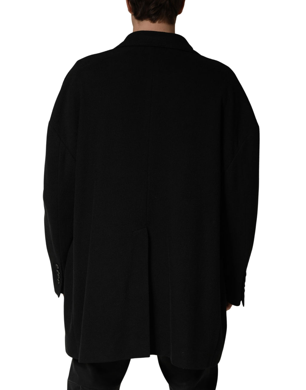 Dolce & Gabbana Black Double Breasted 2 Buttons Suit Jacket - Eljoys Fashion 