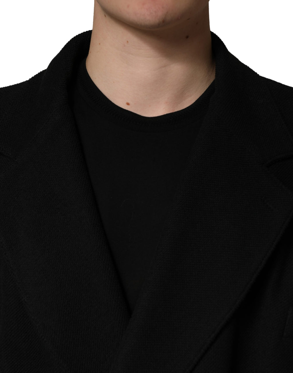 Dolce & Gabbana Black Double Breasted 2 Buttons Suit Jacket - Eljoys Fashion 