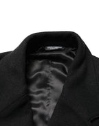 Dolce & Gabbana Black Double Breasted 2 Buttons Suit Jacket - Eljoys Fashion 