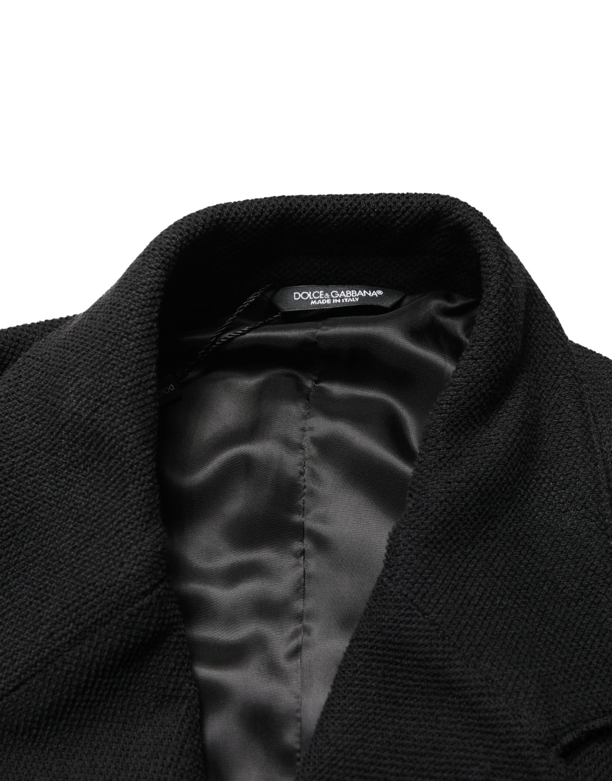 Dolce & Gabbana Black Double Breasted 2 Buttons Suit Jacket - Eljoys Fashion 