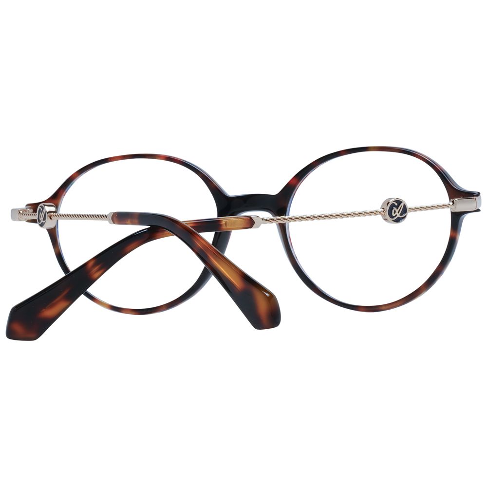 Christian Lacroix Brown Acetate Glasses Frames