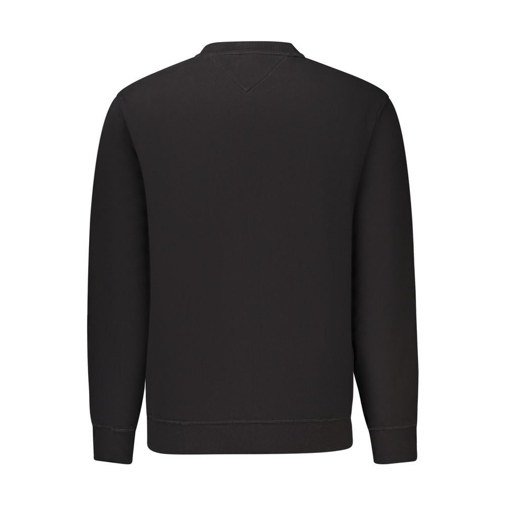 Tommy Hilfiger Black Cotton Men's Sweatshirt Tommy Hilfiger
