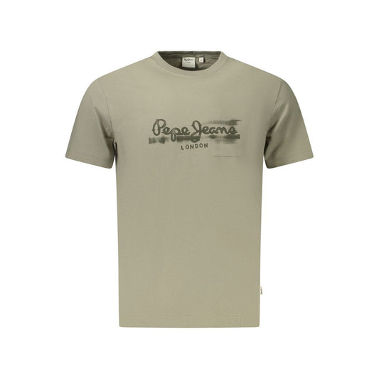 Pepe Jeans Verde Cotton Men T-Shirt Pepe Jeans