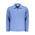 Superga Azzurro Cotton men's sweatshirt featuring a relaxed fit and soft blue fabric, ideal for casual wear.
