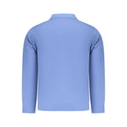 Superga Azzurro Cotton men's sweatshirt shown in blue with a crew neck and relaxed fit, casual and comfortable everyday wear.