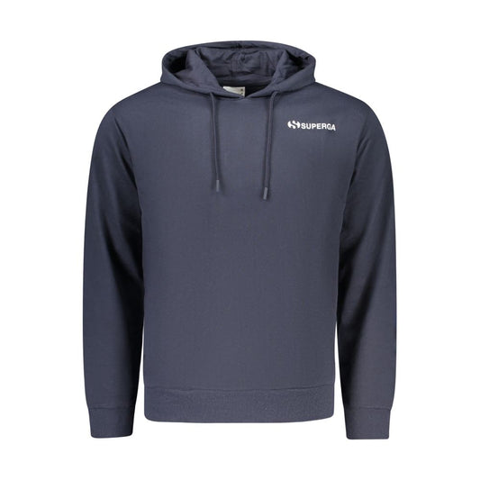 Superga Blue Cotton Men Sweatshirt Superga