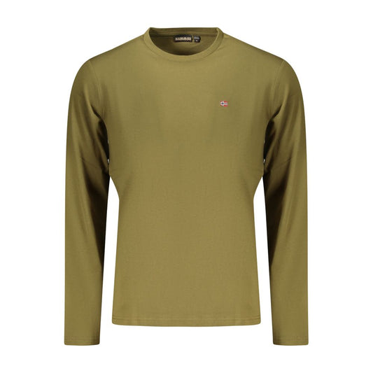 Napapijri Verde Cotton Male T-Shirt Napapijri