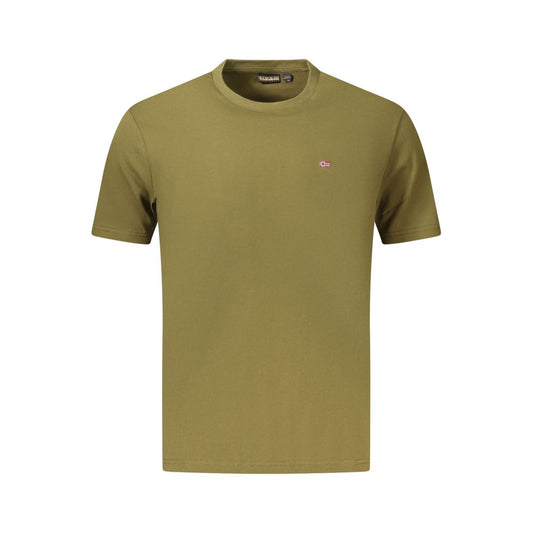 Napapijri Verde Organic Cotton Men T-Shirt Napapijri