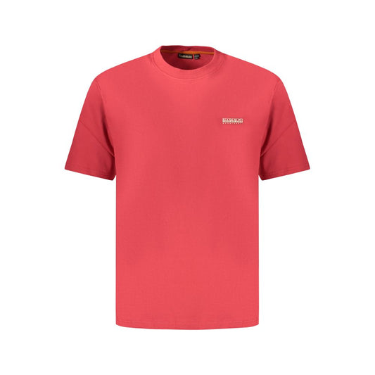 Napapijri Rosso Cotton Men Shirt Napapijri