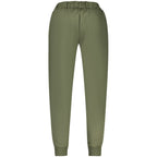 Superga Verde cotton men's track pants with a relaxed fit and elastic waistband, ideal for casual and athletic wear.