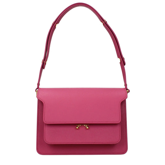 Marni Pink Leather Shoulder Bag Marni