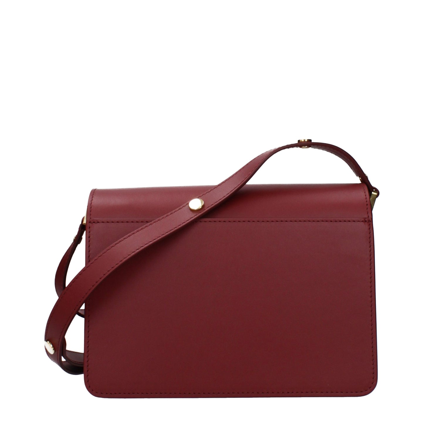 Marni Red Leather Shoulder Bag Marni