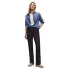 Black polyamide pants by Street One, featuring a sleek design with a comfortable fit and modern style.
