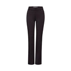 Black polyamide pants by Street One, showing the tailored fit and smooth fabric detail.