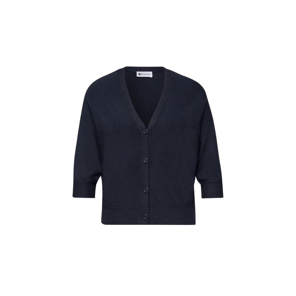 Street One Blue Viscose Cardigan Street One